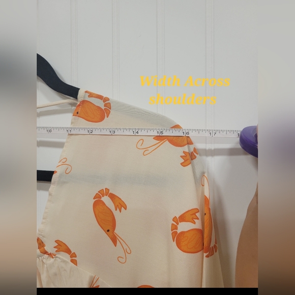 SHRIMP Print Dress - Picture 6 of 8